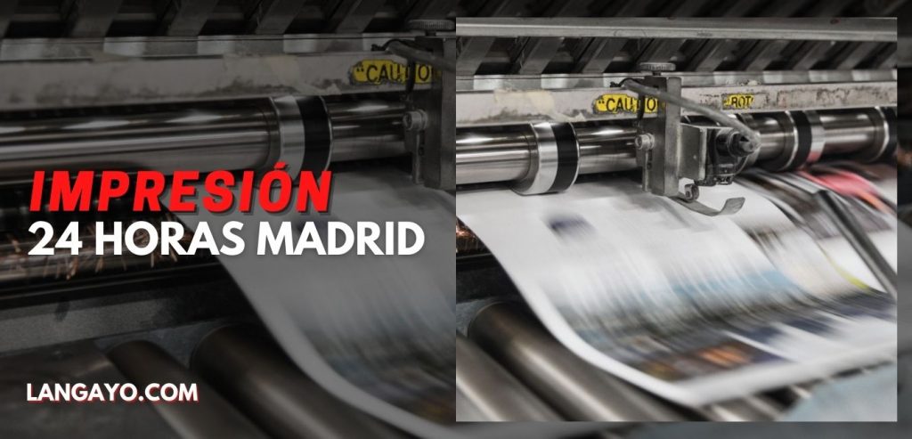 Imprenta Madrid Urgente 24 horas
