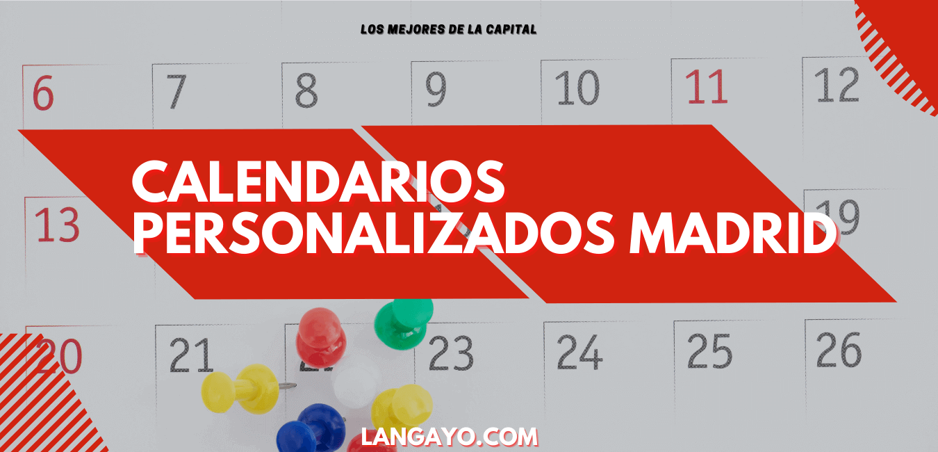 Calendarios Personalizados Madrid